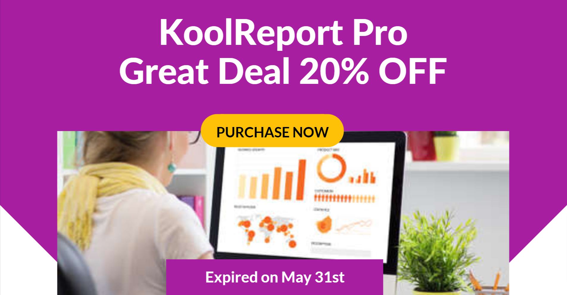Click here to get KoolReport Pro with 20% OFF, end soon on 31st May 2021